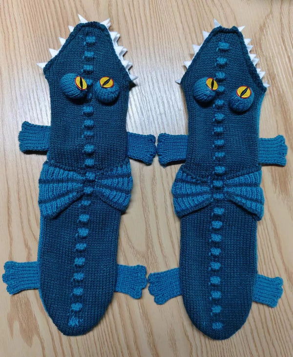 Wool Knitted Animal Socks