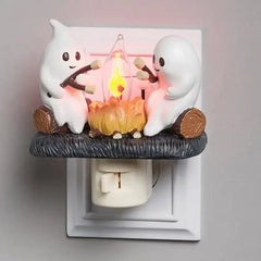 Not So Spooky Ghost Campfire Night Lamp
