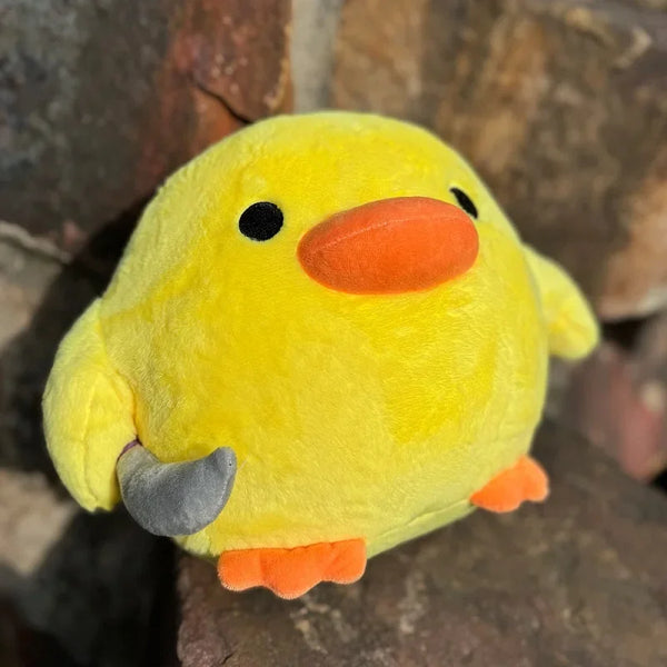 Little Yellow Duck With Knife Plush