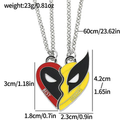 Deadpool & Wolverine BFF Necklace