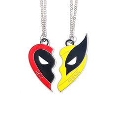 Deadpool and Wolverine Best Friends Necklace