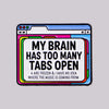 "MY BRAIN" Enamel Pin