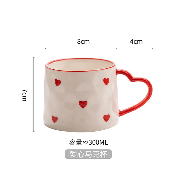 250ML Heart Shaped Mug