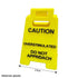 Caution Overstimulated Desk Sign