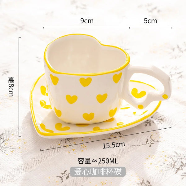 250ML Heart Shaped Mug
